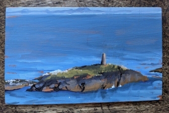 Seagulls Islands, Anglesey, 10x17cm, £150