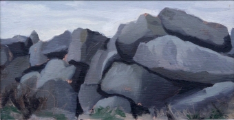 Stone Hedge, Penwith, 12x23cm, £200